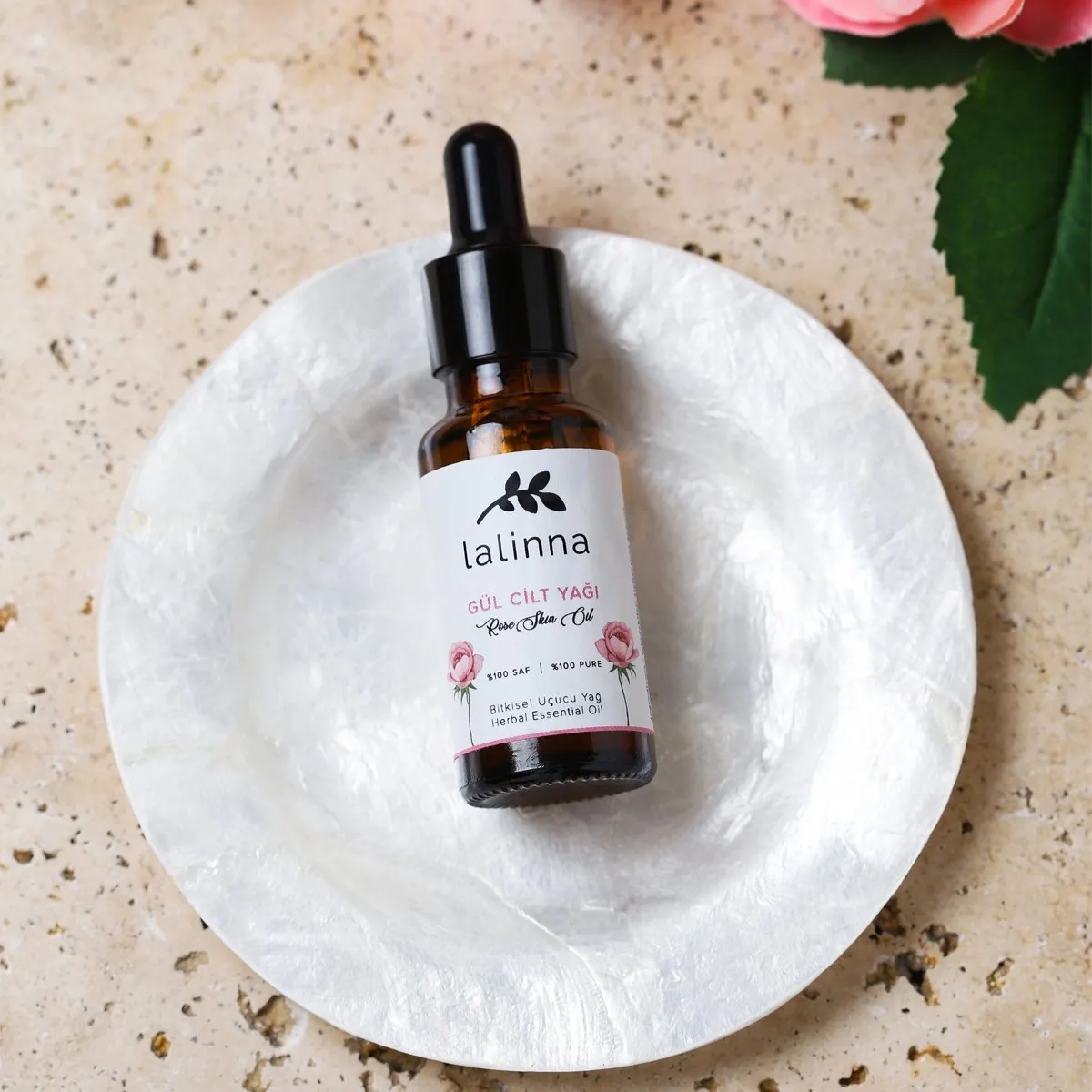 %100 Doğal Gül Cilt Yağı 20 ml