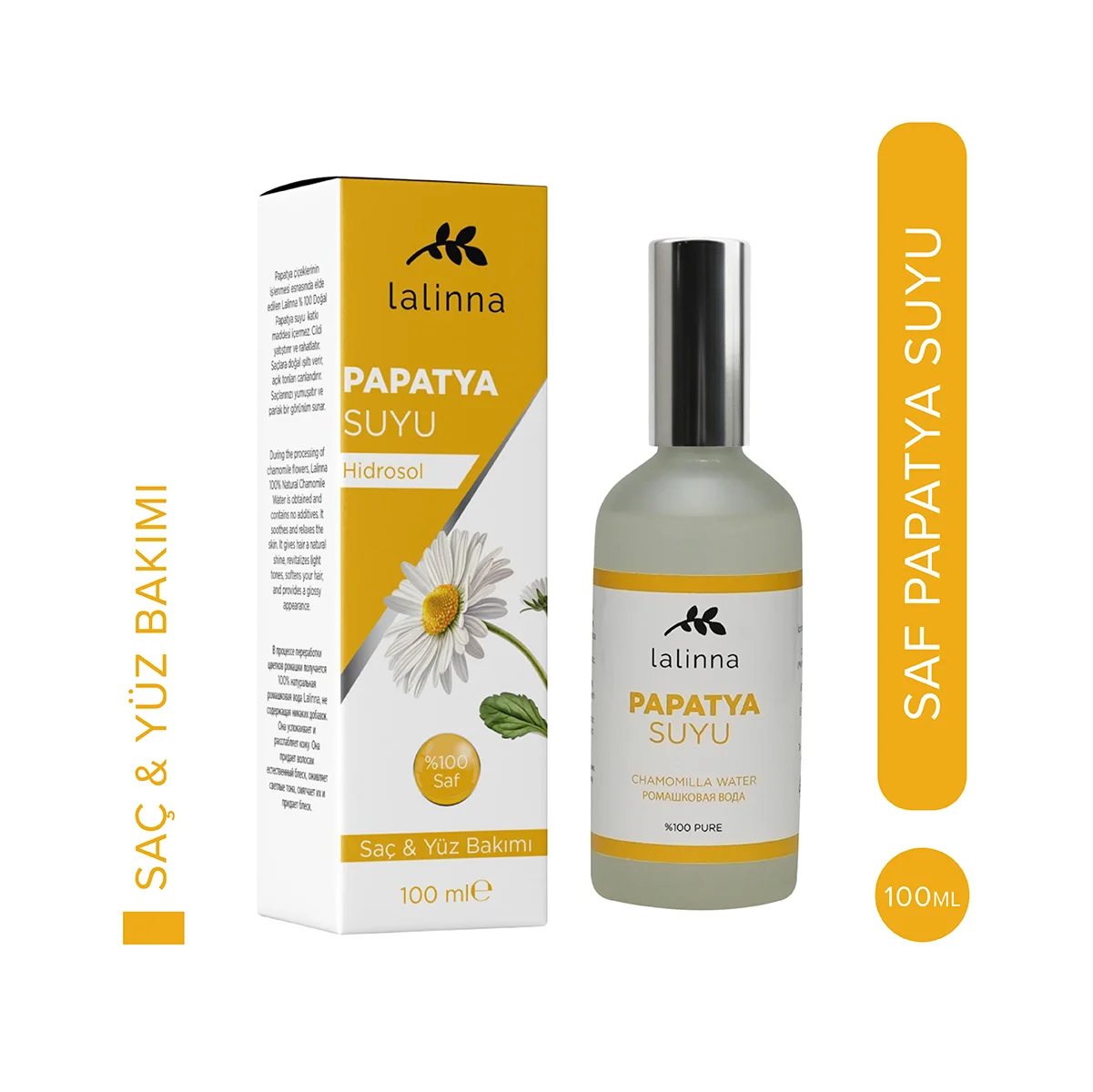Papatya Suyu Saç Açıcı ve Parlaklık veren Tonik 100 ML