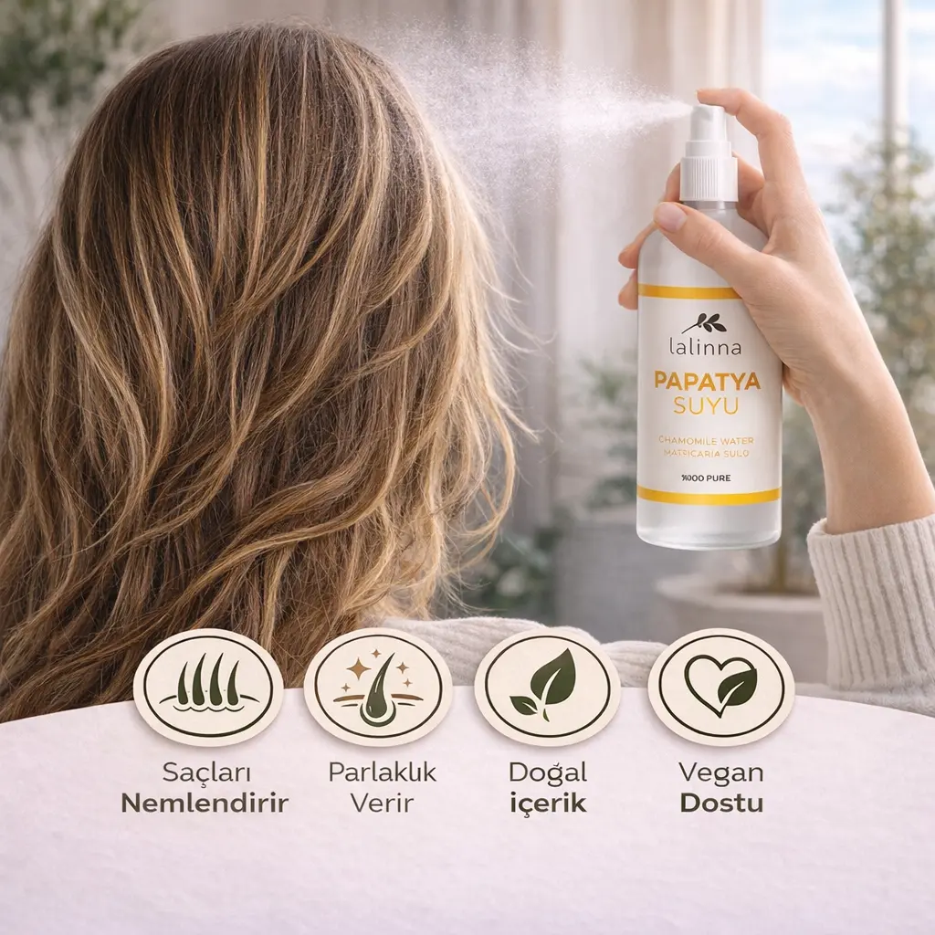 Papatya Suyu Saç Açıcı ve Parlaklık veren Tonik 100 ML